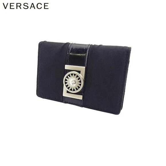 Versace Handbags - VERSACE Commuter Pass Nylon x Enamel Leather Authentic Used
